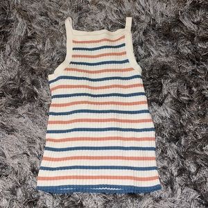 Madewell Striped Razor Back Tank